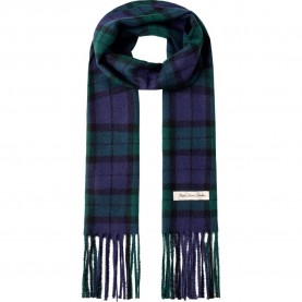 шал,ръкавици,шапки,и,шалове,pepe,jeans,varden,tartan,scarf,green,blue,(dulwich,blue)