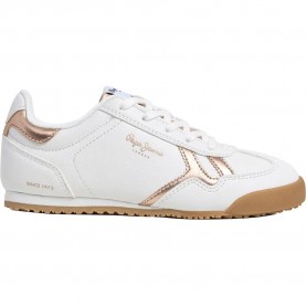 Маратонки Pepe jeans Vinnie Basic trainers - White (White) маратонки,мъжки,маратонки,дамски,маратонки,pepe,jeans,vinnie,basic,trainers,white,(white)