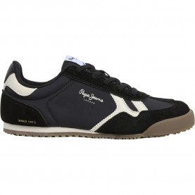 Маратонки Pepe jeans Vinnie Class trainers - Black (Black) маратонки,мъжки,маратонки,дамски,маратонки,pepe,jeans,vinnie,class,trainers,black,(black)
