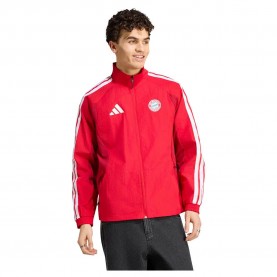 Футболна фланелка Adidas FC Bayern Munich Home Anthem full zip sweatshirt - Red (Better Scarlet / Team Victory Red) футболна,фланелка,мъжки,пуловери,adidas,fc,bayern,munich,home,anthem,full,zip,sweatshirt,red,(better,scarlet,team,victory,red)