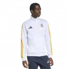Яке Adidas Real Madrid DNA tracksuit jacket - White (White) яке,мъжки,анцузи,adidas,real,madrid,dna,tracksuit,jacket,white,(white)