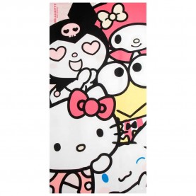 хавлиена,кърпа,хавлии,hello,kitty,hello,kitty,towel,white,pink,(multicolor)