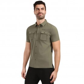 Риза с къс ръкав Kilpi Bombay short sleeve shirt - Green (Green) риза,с,къс,ръкав,дамски,ризи,мъжки,ризи,kilpi,bombay,short,sleeve,shirt,green,(green)