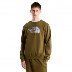 футболна,фланелка,мъжки,пуловери,the,north,face,essential,drew,peak,sweatshirt,green,(caraway,seed)
