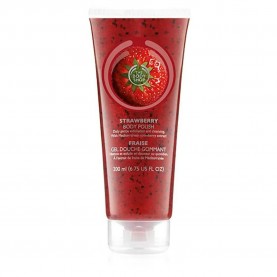 ексфолианти,the,body,shop,strawberry,200ml,body,scrub,red