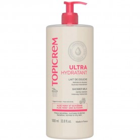 Topicrem Ultra-Hydratant Milk 1000ml Shower Gel - Beige хигиена,тяло,topicrem,ultra,hydratant,milk,1000ml,shower,gel,beige