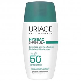 Uriage Hyseac 3 Regul+ SPF50 50ml moisturizer - Clear специфични,козметични,продукти,uriage,hyseac,3,regul+,spf50,50ml,moisturizer,clear