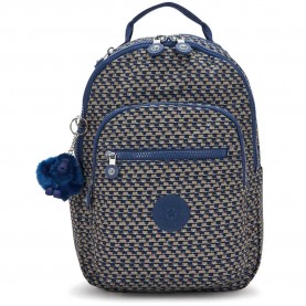 Раница Kipling Seoul S 14L backpack - Blue (Blue On Wire) раница,раници,kipling,seoul,s,14l,backpack,blue,(blue,on,wire)