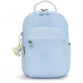Раница Kipling Seoul S 14L backpack - Blue (Clear Sky Metallic) раница,раници,kipling,seoul,s,14l,backpack,blue,(clear,sky,metallic)