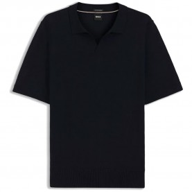 BOSS Lantoni 10280680 short sleeve polo - Black (Dark Blue) дамски,блузи,с,яка,мъжки,блузи,с,яка,boss,lantoni,10280680,short,sleeve,polo,black,(dark,blue)
