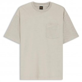 Тениска BOSS Laser short sleeve T-shirt - Grey (Open Grey) тениска,мъжки,тениски,дамски,тениски,boss,laser,short,sleeve,t,shirt,grey,(open,grey)