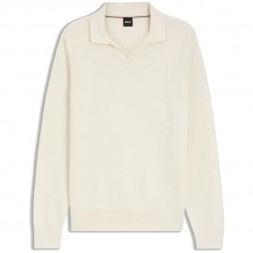 Блуза BOSS Lomarino 10280694 sweater - Beige (Open White) блуза,мъжки,пуловери,дамски,пуловери,boss,lomarino,10280694,sweater,beige,(open,white)