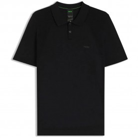 BOSS Momentum Lite 10278015 short sleeve polo - Black (Black) дамски,блузи,с,яка,мъжки,блузи,с,яка,boss,momentum,lite,10278015,short,sleeve,polo,black,(black)