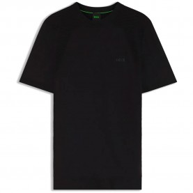 Тениска BOSS Momentum Lite 10278028 short sleeve T-shirt - Black (Black) тениска,мъжки,тениски,дамски,тениски,boss,momentum,lite,10278028,short,sleeve,t,shirt,black,(black)