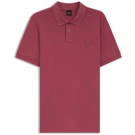 BOSS Passenger 10256683 ORANGE short sleeve polo - Red (Medium Red) дамски,блузи,с,яка,мъжки,блузи,с,яка,boss,passenger,10256683,orange,short,sleeve,polo,red,(medium,red)