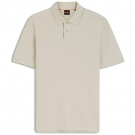 BOSS Phoenix 10279708 ORANGE short sleeve polo - Beige (Light Beige) дамски,блузи,с,яка,мъжки,блузи,с,яка,boss,phoenix,10279708,orange,short,sleeve,polo,beige,(light,beige)