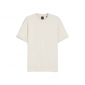 Тениска BOSS Taut 90 10281528 short sleeve T-shirt - White (Open White) тениска,мъжки,тениски,дамски,тениски,boss,taut,90,10281528,short,sleeve,t,shirt,white,(open,white)