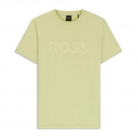 Тениска BOSS Thinking short sleeve T-shirt - Beige (Medium Beige) тениска,мъжки,тениски,дамски,тениски,boss,thinking,short,sleeve,t,shirt,beige,(medium,beige)