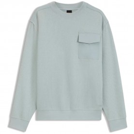 Блуза BOSS Urban 10280728 ORANGE sweatshirt - Grey (Open Grey) блуза,мъжки,пуловери,boss,urban,10280728,orange,sweatshirt,grey,(open,grey)