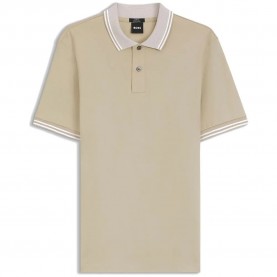 BOSS X Porsche Phillipson 238 10277803 short sleeve polo - Beige (Open Beige) дамски,блузи,с,яка,мъжки,блузи,с,яка,boss,x,porsche,phillipson,238,10277803,short,sleeve,polo,beige,(open,beige)