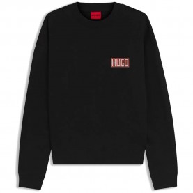 Блуза HUGO Durec 10280528 sweatshirt - Black (Black) блуза,мъжки,пуловери,hugo,durec,10280528,sweatshirt,black,(black)