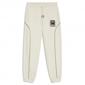 Анцуг HUGO Dusson RB 10256713 sweat pants - Beige (Open White) анцуг,мъжки,панталони,дамски,панталони,hugo,dusson,rb,10256713,sweat,pants,beige,(open,white)