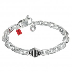 HUGO Geologo 10267605 bracelet - Silver (Silver) бижутерия,hugo,geologo,10267605,bracelet,silver,(silver)