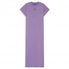 Рокля HUGO Nalle 01 BLUE short sleeve dress - Purple (Bright Purple) рокля,дамски,поли,и,рокли,hugo,nalle,01,blue,short,sleeve,dress,purple,(bright,purple)