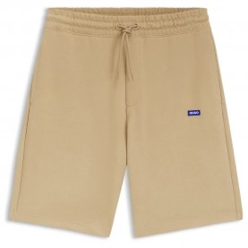 Къси панталони HUGO Nasensio 01 BLUE sweat shorts - Beige (Medium Beige) къси,панталони,мъжки,панталони,дамски,панталони,hugo,nasensio,01,blue,sweat,shorts,beige,(medium,beige)