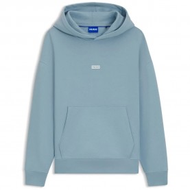 Суичър HUGO Nazardo 10257685 BLUE hoodie - Blue (Light / Pastel Purple) суичър,мъжки,пуловери,hugo,nazardo,10257685,blue,hoodie,blue,(light,pastel,purple)