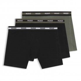 Боксерки HUGO Planet boxers - Black / Grey (Open Miscellaneous) боксерки,мъжко,бельо,hugo,planet,boxers,black,grey,(open,miscellaneous)