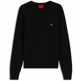 блуза,мъжки,пуловери,дамски,пуловери,hugo,setallo,10280216,sweater,black,(black)