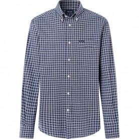 Риза с дълъг ръкав Façonnable Flan Min Plaid long sleeve shirt - Blue (Marine Blue) риза,с,дълъг,ръкав,дамски,ризи,мъжки,ризи,façonnable,flan,min,plaid,long,sleeve,shirt,blue,(marine,blue)