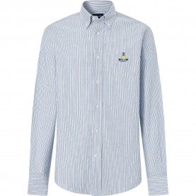 Риза с дълъг ръкав Façonnable FM302279 long sleeve shirt - Blue (Horizon Blue) риза,с,дълъг,ръкав,дамски,ризи,мъжки,ризи,façonnable,fm302279,long,sleeve,shirt,blue,(horizon,blue)