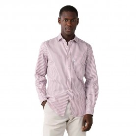 Риза с дълъг ръкав Façonnable Hairln Stripe Twil long sleeve shirt - Pink (Dark Wine Purple) риза,с,дълъг,ръкав,дамски,ризи,мъжки,ризи,façonnable,hairln,stripe,twil,long,sleeve,shirt,pink,(dark,wine,purple)