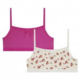 Dim kids AD20C84.BCW bra 2 units - Beige / Pink (Multicolor) детско,бельо,dim,kids,ad20c84.bcw,bra,2,units,beige,pink,(multicolor)