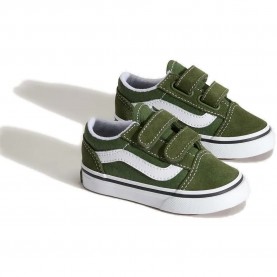 Маратонки Vans Old Skool V Toddler Trainers - Green (Alpine Green) маратонки,мъжки,маратонки,дамски,маратонки,vans,old,skool,v,toddler,trainers,green,(alpine,green)