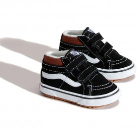 Маратонки Vans SK8-Mid Reissue V Insulated Toddler Trainers - Black (Black / Tortoiseshell) маратонки,мъжки,маратонки,дамски,маратонки,vans,sk8,mid,reissue,v,insulated,toddler,trainers,black,(black,tortoiseshell)