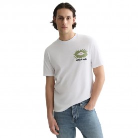 Тениска Scotch & soda 183358 short sleeve T-shirt - White (Bright White) тениска,мъжки,тениски,дамски,тениски,scotch,&,soda,183358,short,sleeve,t,shirt,white,(bright,white)