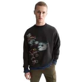 Блуза Scotch & soda 183451 sweatshirt - Black (Meteorite) блуза,мъжки,пуловери,scotch,&,soda,183451,sweatshirt,black,(meteorite)