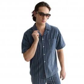 Риза с къс ръкав Scotch & soda 183571 Relaxed Fit short sleeve shirt - Blue (Sky Captain Stripe) риза,с,къс,ръкав,дамски,ризи,мъжки,ризи,scotch,&,soda,183571,relaxed,fit,short,sleeve,shirt,blue,(sky,captain,stripe)