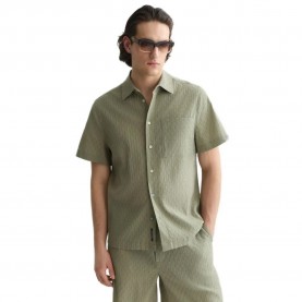 Риза с къс ръкав Scotch & soda 183576 Regular Fit short sleeve shirt - Green (Oil Green) риза,с,къс,ръкав,дамски,ризи,мъжки,ризи,scotch,&,soda,183576,regular,fit,short,sleeve,shirt,green,(oil,green)