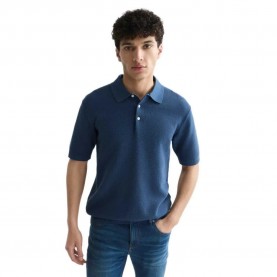 Scotch & soda 183611 Regular Fit short sleeve polo - Blue (Ensign Blue) дамски,блузи,с,яка,мъжки,блузи,с,яка,scotch,&,soda,183611,regular,fit,short,sleeve,polo,blue,(ensign,blue)