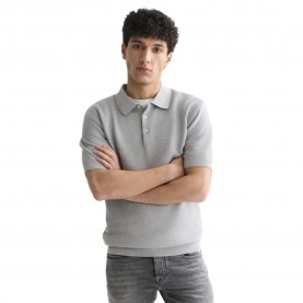 Scotch & soda 183611 Regular Fit short sleeve polo - Grey (Grey Melange) дамски,блузи,с,яка,мъжки,блузи,с,яка,scotch,&,soda,183611,regular,fit,short,sleeve,polo,grey,(grey,melange)