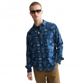 Карирана риза Scotch & soda 183717 long sleeve shirt - Blue (Sky Captain Check) карирана,риза,дамски,ризи,мъжки,ризи,scotch,&,soda,183717,long,sleeve,shirt,blue,(sky,captain,check)
