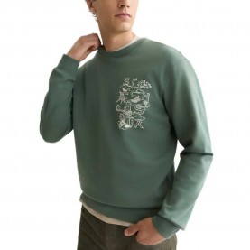 Блуза Scotch & soda 183754 sweatshirt - Green (Dark Forest) блуза,мъжки,пуловери,scotch,&,soda,183754,sweatshirt,green,(dark,forest)