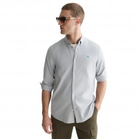 Риза с дълъг ръкав Scotch & soda 184266 long sleeve shirt - Grey (Trade Winds) риза,с,дълъг,ръкав,дамски,ризи,мъжки,ризи,scotch,&,soda,184266,long,sleeve,shirt,grey,(trade,winds)
