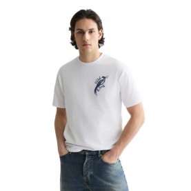 Тениска Scotch & soda 184292 short sleeve T-shirt - White (Bright White) тениска,мъжки,тениски,дамски,тениски,scotch,&,soda,184292,short,sleeve,t,shirt,white,(bright,white)