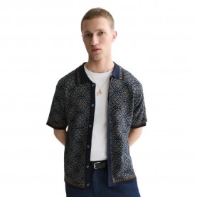 Риза с къс ръкав Scotch & soda 184328 short sleeve shirt - Grey (Soft Geo Sky Captain) риза,с,къс,ръкав,дамски,ризи,мъжки,ризи,scotch,&,soda,184328,short,sleeve,shirt,grey,(soft,geo,sky,captain)