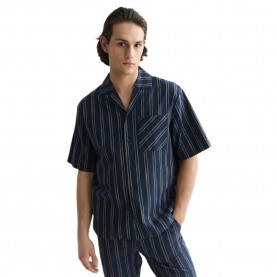 Риза с къс ръкав Scotch & soda 184691 short sleeve shirt - Blue (Sky Captain Stripe) риза,с,къс,ръкав,дамски,ризи,мъжки,ризи,scotch,&,soda,184691,short,sleeve,shirt,blue,(sky,captain,stripe)
